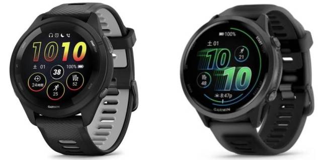 Garmin Forerunner 265と570