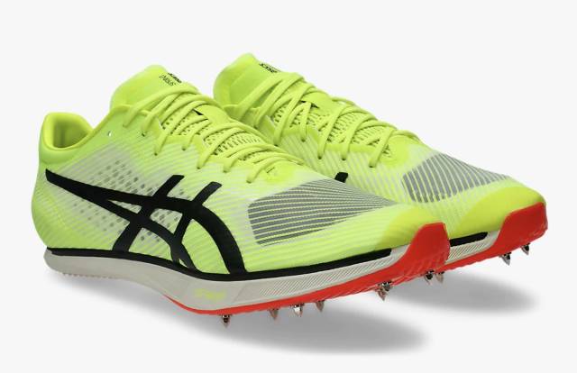 ブラックカラーでクール✨ランニングスパイク アシックス asics 短距離 中距離 アシックス（ASICS）（レディース）ランニングシューズ ゲルキュムラス